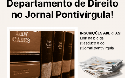 Departamento de Direito no Jornal Pontivírgula
