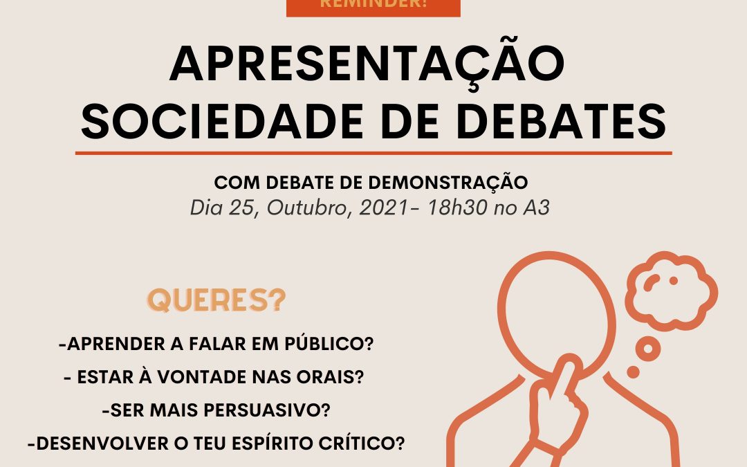 Apresentação da Sociedade de Debates