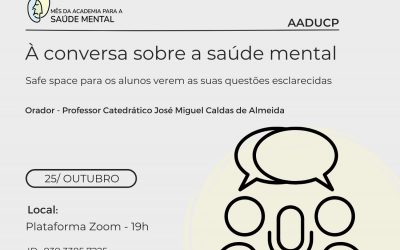 À conversa sobre a saúde mental