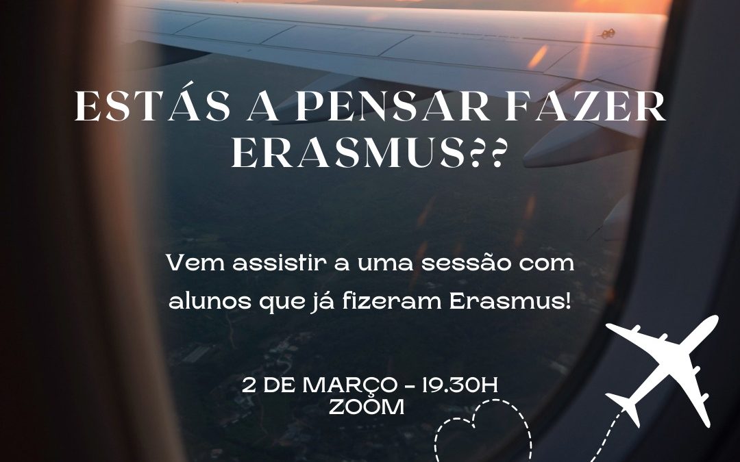 Estás a pensar fazer Erasmus?